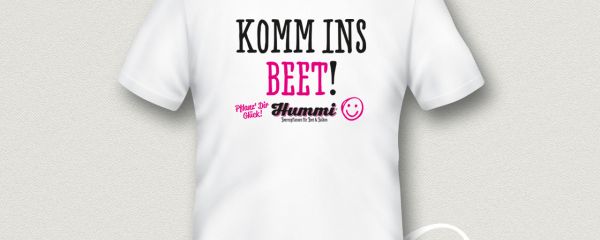 Hummi T-Shirt "Komm ins Beet"